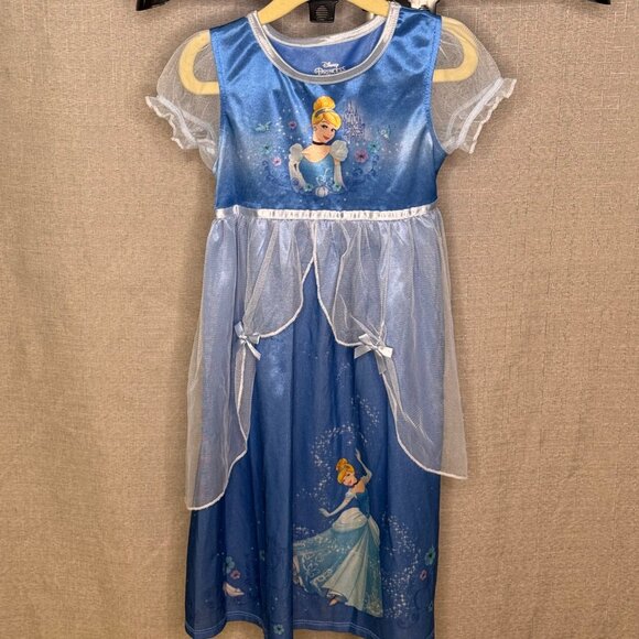 Disney - Cinderella - Girls Sleeveless Sleep Dress - Size 4T - Picture 2 of 6